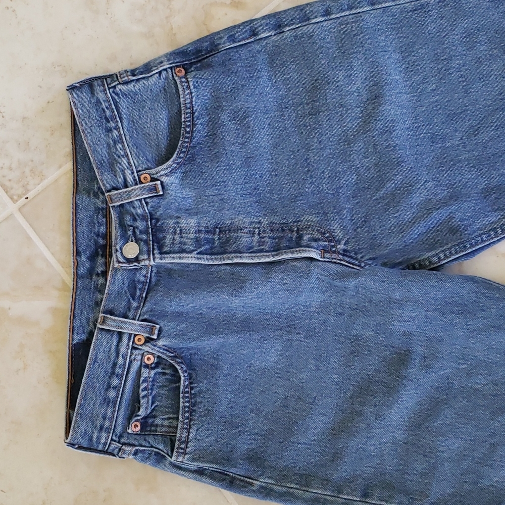 ❤ VINTAGE | 90s Levi's 501 Button Fly Jeans Medium Wash - Picture 6 of 12